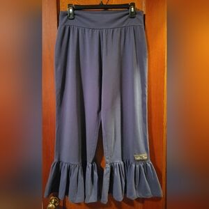 Matilda Jane Women's Blue Ruffle Pants